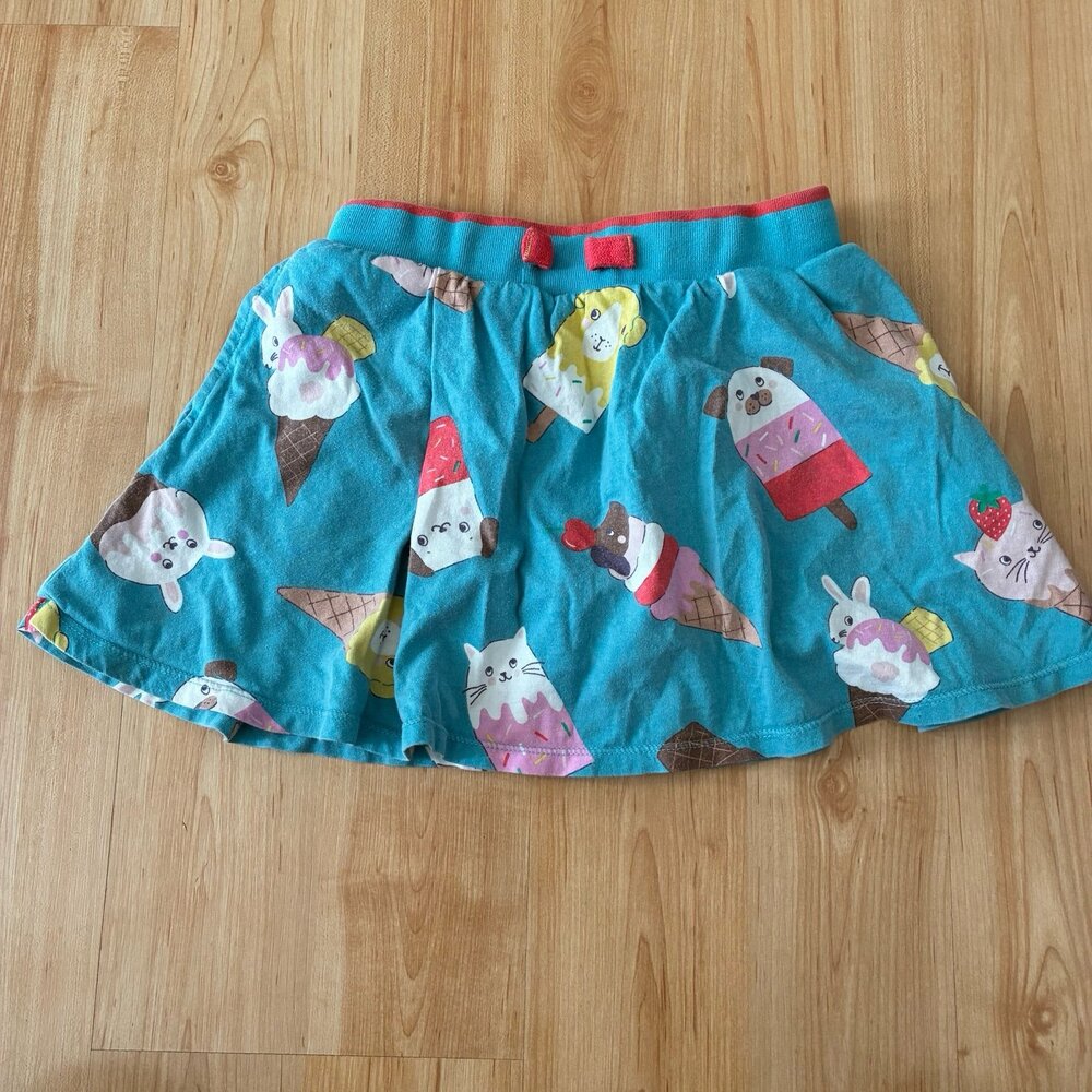 Mini Boden puppy ice cream skort 7-8